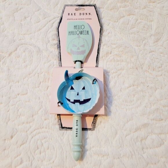Rae Dunn Other - Rae Dunn Hello Halloween Spatula and Cookie Cutter 2 Piece Bakeware Set New OOS